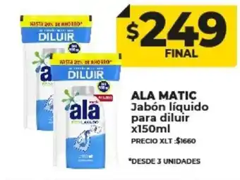 Supermayorista Vital Ala Matic Jabón Líquido para diluir x 150 ml. oferta