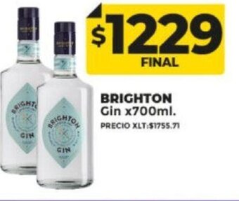 Supermayorista Vital Brighton Gin x 700ml oferta
