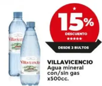 Supermayorista Vital Villavicencio Agua Mineral con / sin gas x 500 cc oferta