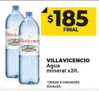 Supermayorista Vital Villavicencio Agua Mineral x 2 lt. oferta