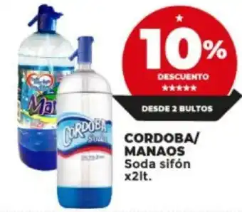 Supermayorista Vital Cordoba/ Manaos Soda Sifón x 2 lt. oferta