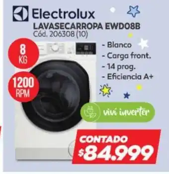 Naldo Lombardi Electrolux Lavasecarropa EWD8B oferta