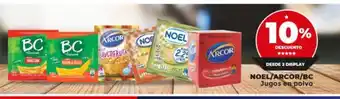 Supermayorista Vital Noel/ Arcor / BC Jugos en Polvo oferta