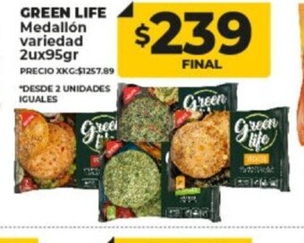 Supermayorista Vital Green Life Medallón Variedad 2u x 95gr. oferta