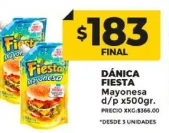 Supermayorista Vital Dánica Fiesta Mayonesa d/p x 500 gr. oferta