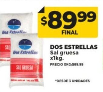 Supermayorista Vital Dos Estrellas Sal Gruesa x 1kg. oferta