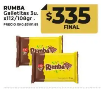 Supermayorista Vital Rumba Galletitas 3u.x 112/108 gr. oferta