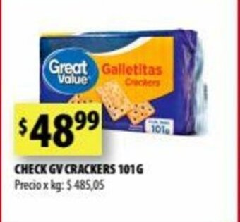 Punto Mayorista Check GV Crackers 101G oferta