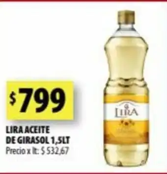 Punto Mayorista Lira Aceite de Girasol 1.5 Lt oferta