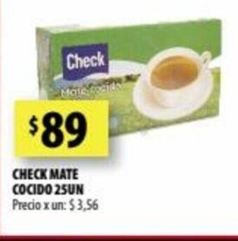 Punto Mayorista Check Mate Cocido 25un oferta