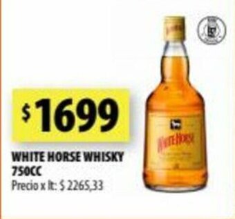 Punto Mayorista White Horse Whisky 750CC oferta