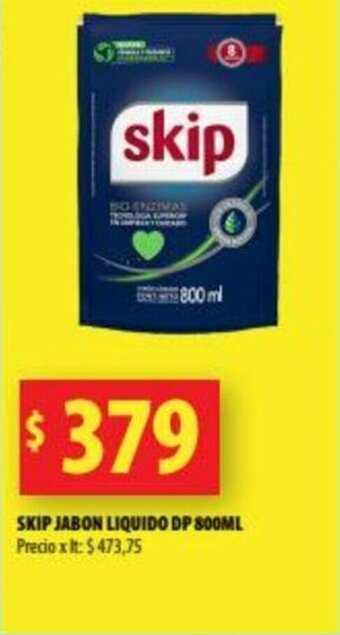 Punto Mayorista Skip Jabon Liquido DP 800ML oferta