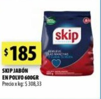 Punto Mayorista Skip Jabón en Polvo 600gr oferta