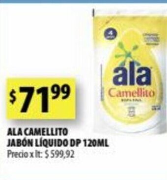 Punto Mayorista Ala Camellito Jabón Líquido DP 120ML oferta