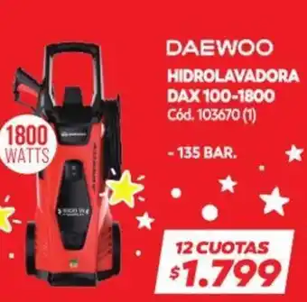 Naldo Lombardi Daewoo Hidrolavadora DAX 100-1800 oferta