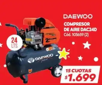Naldo Lombardi Daewoo Compressor De Aire DAC24D oferta