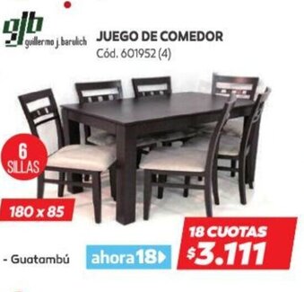 Naldo Lombardi Juego De Comedor oferta