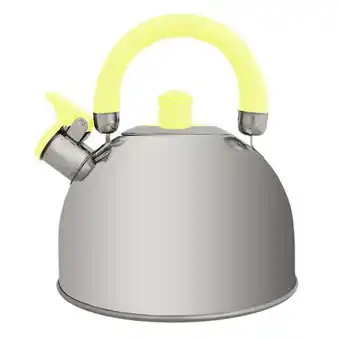 Coto Pava silvadora acero inoxidable 2 litros mango amarillo oferta