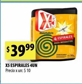 Punto Mayorista X5 espirales 4un oferta