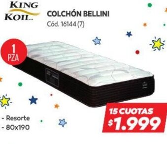 Naldo Lombardi King Koil Colchón Bellini oferta