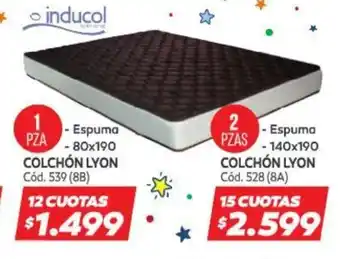 Naldo Lombardi Colchón Lyon 80x190, Colchón Lyon 140x190 oferta