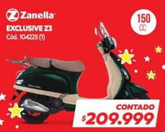 Naldo Lombardi Zanella Exclusive Z3 oferta