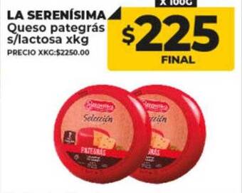 Supermayorista Vital La serenísima queso pategrás s lactosa oferta