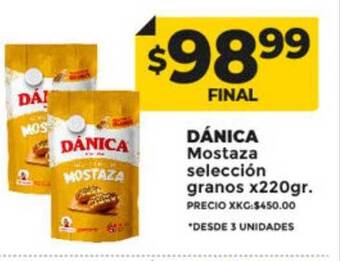 Supermayorista Vital Dánica mostaza selección granos oferta