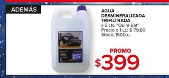 Carrefour Maxi Agua desmineralizada trifiltrada oferta