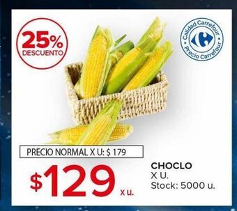 Carrefour Maxi Choclo oferta