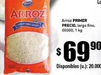 Cooperativa Obrera Primer Precio Arroz,largo fino 1kg oferta