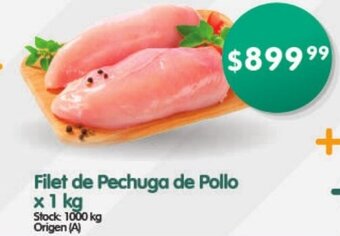 Supermercados Buenos Días Filet de Pechuga De Pollo x 1 kg oferta