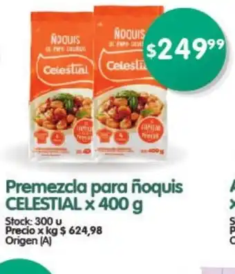 Supermercados Buenos Días Premezcla Para Ñoquis Celestial x 400g oferta