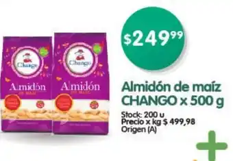 Supermercados Buenos Días Almidón De Maíz Chango x 500g oferta