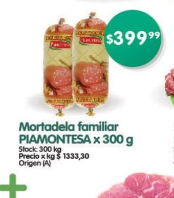 Supermercados Buenos Días Mortadela Familiar Piamontesa x 300g oferta