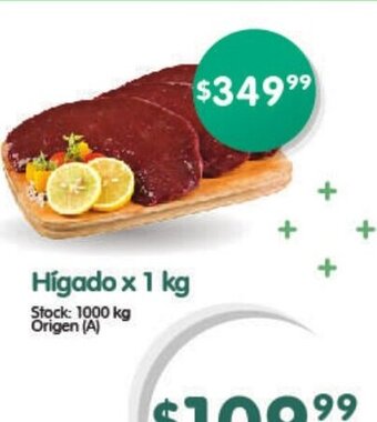 Supermercados Buenos Días Hígado x 1kg oferta