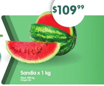 Supermercados Buenos Días Sandia x 1kg oferta