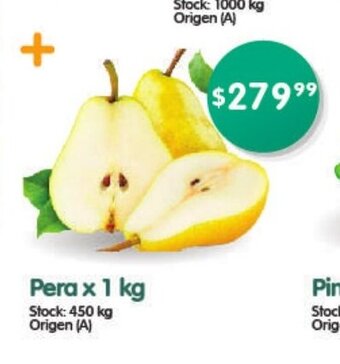 Supermercados Buenos Días Pera x 1 kg oferta