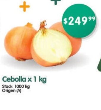 Supermercados Buenos Días Cebolla x 1kg oferta