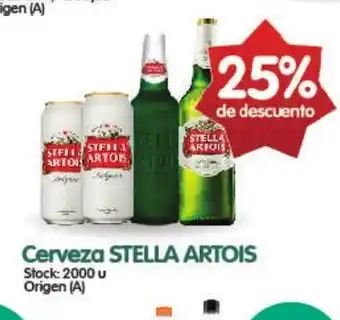 Supermercados Buenos Días Cerveza Stella Artois oferta