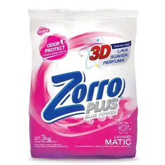 Coto Jabon en polvo matic blue power zorro 3 kgm oferta