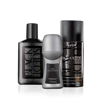 Avon Set x3 comm black suede original oferta