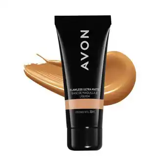 Avon Base líquida ultra matte | ultra light caramel oferta