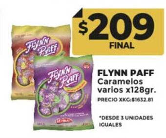 Supermayorista Vital Flynn paff caramelos varios oferta