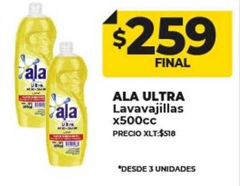Supermayorista Vital Ala ultra lavavajillas oferta