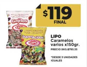 Supermayorista Vital Lipo caramelos varios oferta