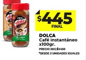 Supermayorista Vital Dolca café instantáneo oferta
