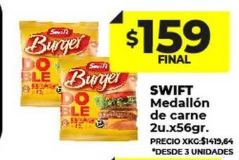 Supermayorista Vital Swift medallón de carne oferta