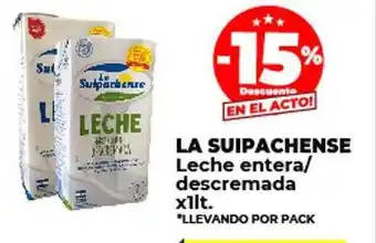 Supermayorista Vital La suipachense leche entera o descremada oferta