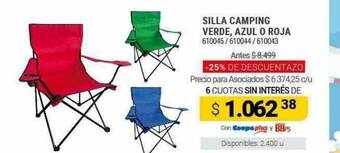 Cooperativa Obrera Silla camping oferta